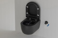 Dusch WC komplett Set - Kaltwasser Lifa 49cm Schwarz Matt WC - Geberit UP 320 - Ansicht 3