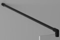 Schwarz matte Stabilisationsstange aus Aluminium für die Befestigung und stabilisation des 8mm ESG-Glas Typ 1