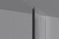 Verchromtes Aluminiumprofil für die Wandmontage des ESG Glas mit 8mm Stärke Typ1