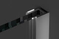 Aluminium Duschkabinen U-Profil schmal f&uuml;r 8-10 mm Glasst&auml;rke - Line - Ansicht 1