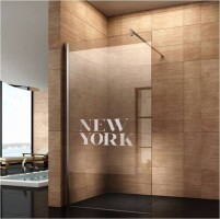 Glaswand Dusche New York H&ouml;he 200cm Breite 58cm