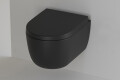 H&auml;nge WC mit Bidetfunktion - Lifa Schwarz Matt 49 cm - Ansicht 2