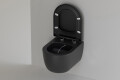 H&auml;nge WC mit Bidetfunktion - Lifa Schwarz Matt 49 cm - Ansicht 3