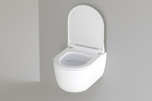 WC Komplettset wandh&auml;ngend wei&szlig; matt 49cm Sigma01