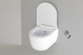 H&auml;nge Toilette mit Duschfunktion wei&szlig; glanz - Ansicht 2