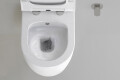 H&auml;nge Toilette mit Duschfunktion wei&szlig; glanz - Ansicht 6