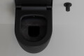 H&auml;nge Toilette mit Bidetfunktion Vitra Kaltwasserventil - Lifa Schwarz Matt 49 cm - Ansicht 5
