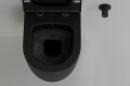 H&auml;nge Toilette mit Bidetfunktion Vitra Kaltwasserventil - Lifa Schwarz Matt 49 cm - Ansicht 6
